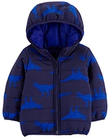 Baby Dinosaur Packable Puffer Jacket