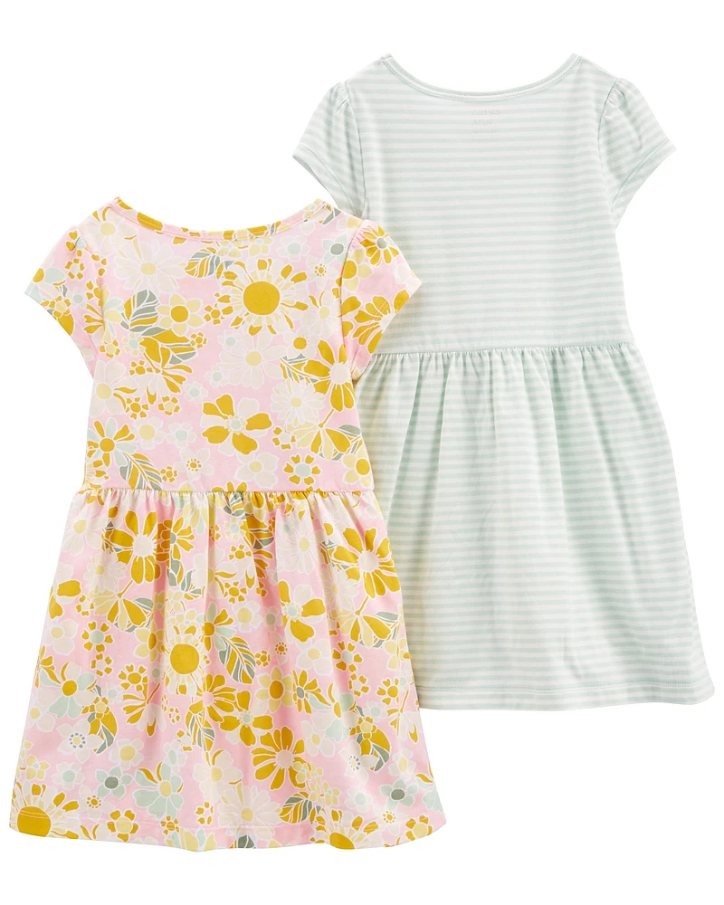 Toddler 2-Pack Cotton Dresses