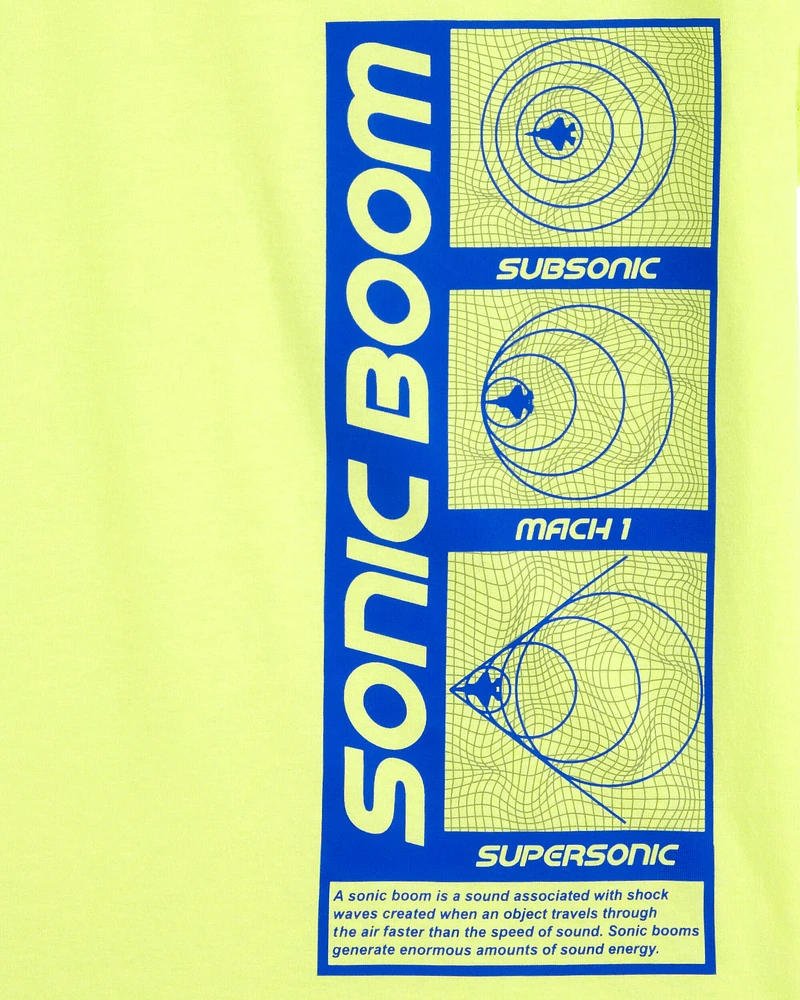 Kid Neon Sonic Boom Graphic Tee