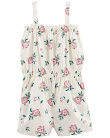 Kid Floral Cotton Romper