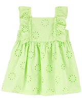 Baby Eyelet Ruffle Dress