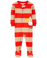 Baby 1-Piece Pelican 100% Snug Fit Cotton Footie Pajamas