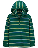 Kid Striped Hooded Henley