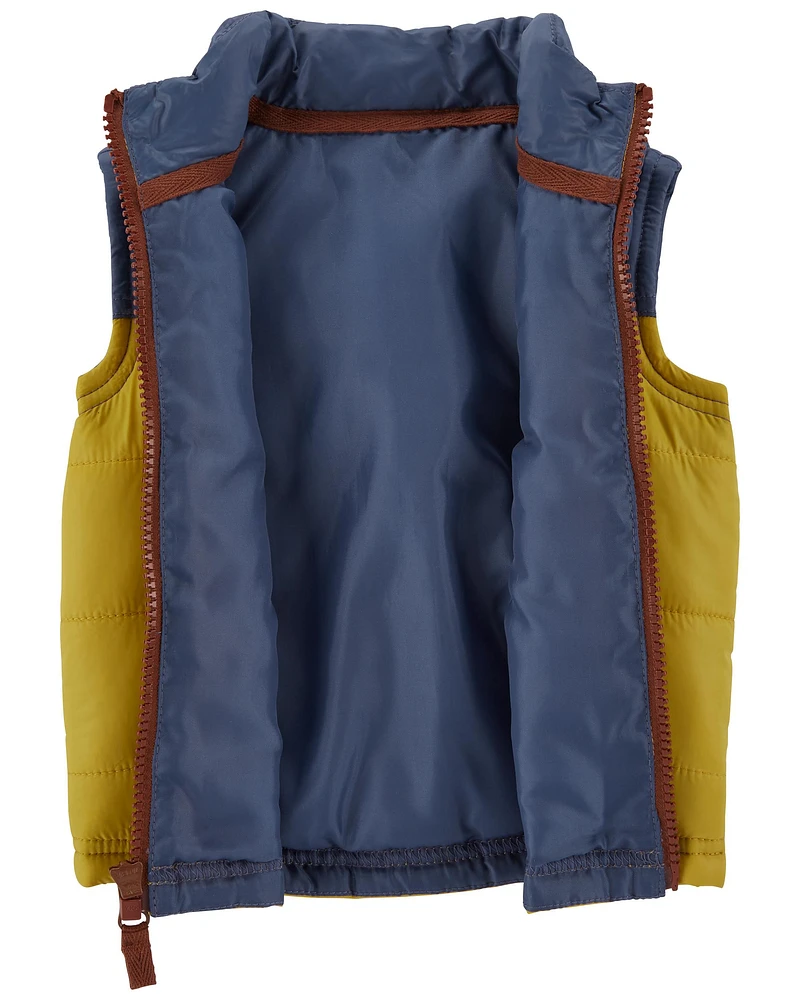 Baby Colorblock Puffer Vest