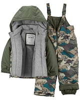 Baby 2-Piece Camo Snowsuit