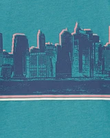 Kid New York Cityscape T-Shirt