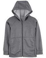 Kid Hooded Zip Jacket Unstoppable French Terry