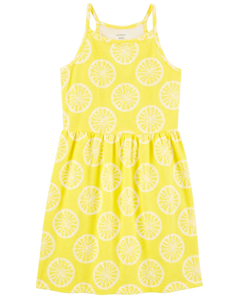 Kid Lemon Tank Dress