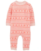 Baby Sweater Knit Jumpsuit
