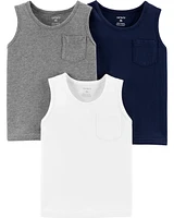 Baby 3-Pack Jersey Tanks