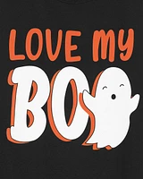 Adult Love My Boo Halloween Graphic Tee