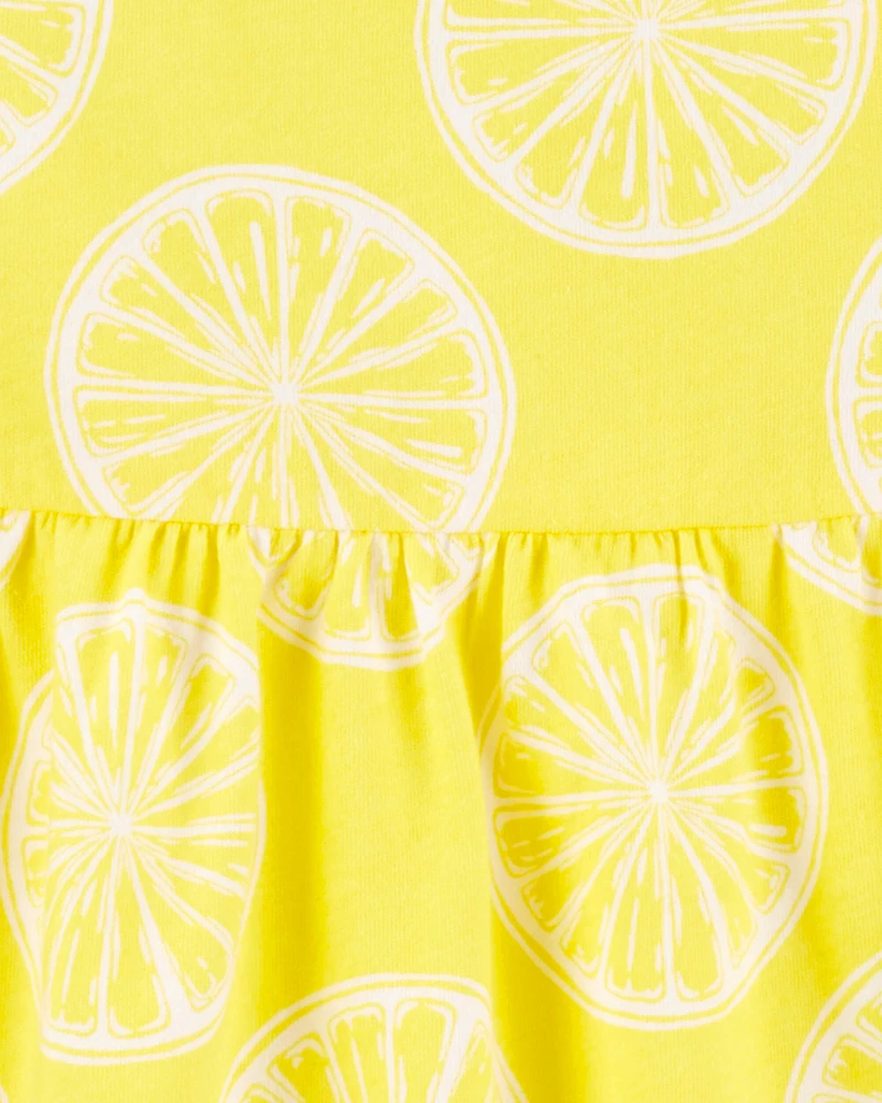 Toddler Lemon Tank Dress