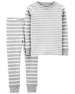Baby -Piece Striped 100% Snug Fit Cotton Pajamas