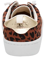 Kid Heart Leopard Sneakers