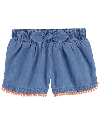 Baby Pull-On Chambray Shorts