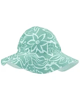 Toddler Ocean Print Reversible Swim Hat