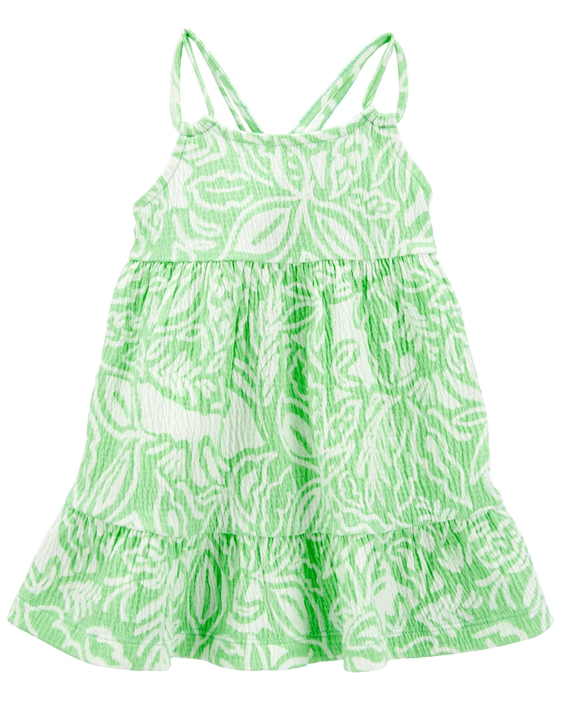 Baby Floral Gauze Tank Dress