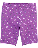 Kid Floral Bike Shorts