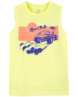 Kid Beach Car Graphic Tank