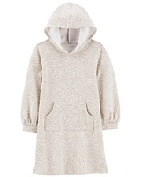 Kid Leopard Fleece Dress