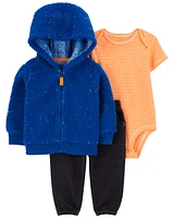 Baby 3-Piece Sherpa Jacket Set