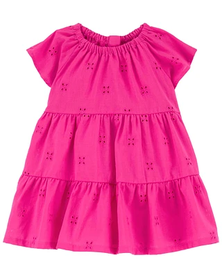 Baby Eyelet Tiered Dress