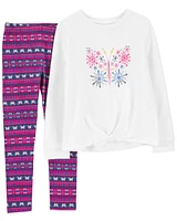 Kid 2-Piece Fleece Fair Isle Set