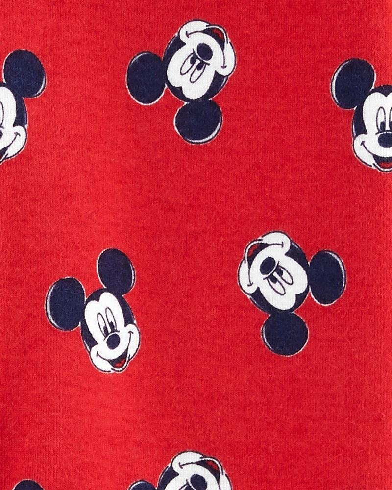 Baby 1-Piece Mickey Mouse 100% Snug Fit Cotton Footie Pajamas