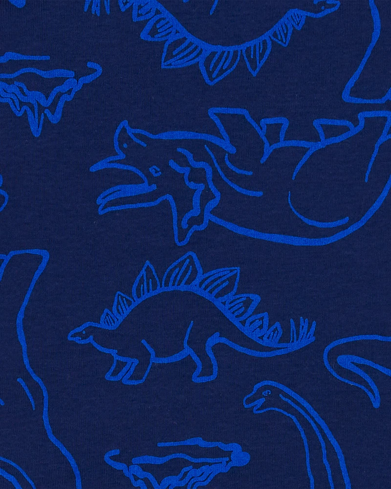 Baby 4-Piece Dinosaur Cotton Blend Pajamas