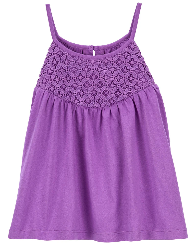 Kid Crochet Sleeveless Top