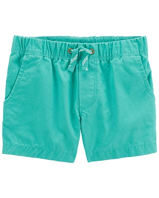 Baby Pull-On Canvas Shorts