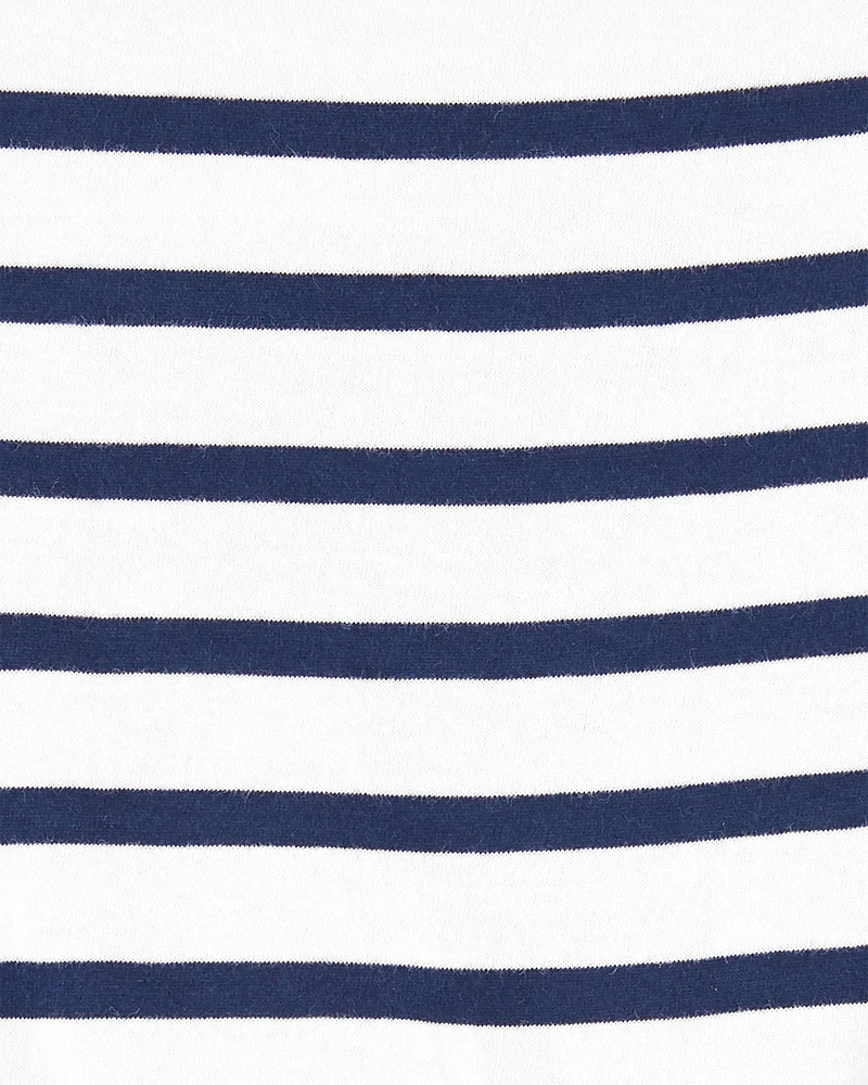 Toddler Striped Tie-Front Tee