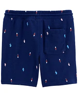 Kid Popsicle Pull-On French Terry Shorts