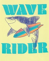 Toddler Shark Wave Rider Graphic Tank