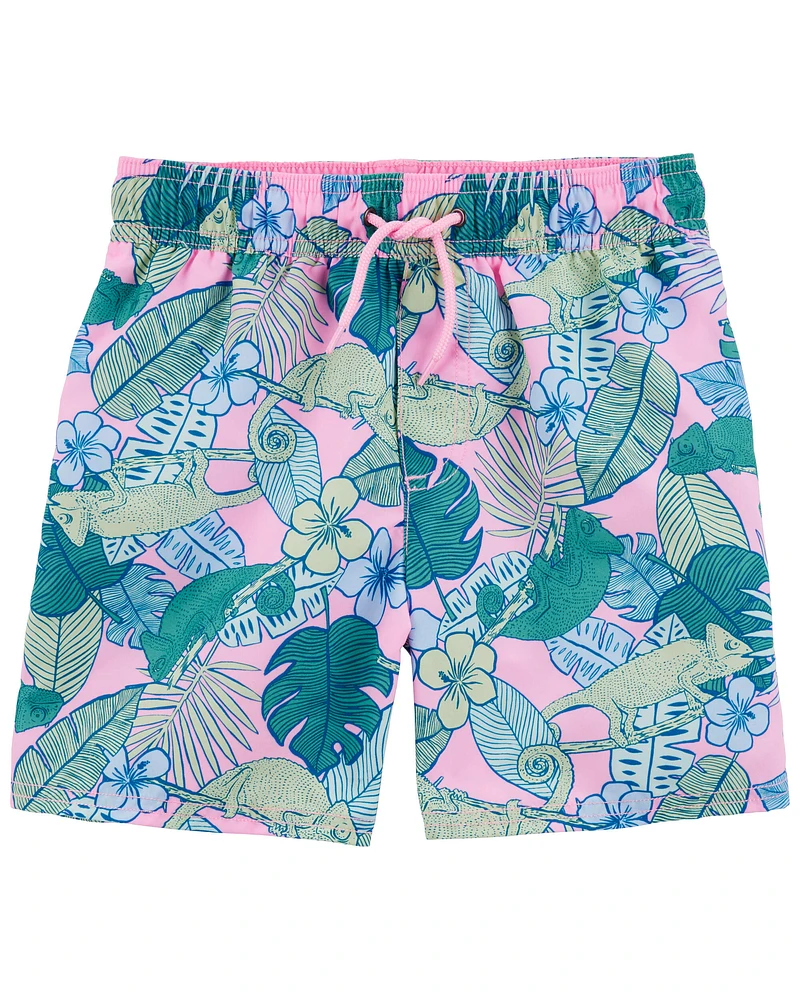 Kid Floral Swim Trunks