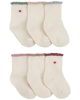 Baby 6-Pack Daisy Socks