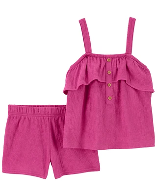 Baby 2-Piece Crinkle Jersey Outfit Set