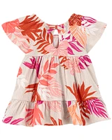 Baby Floral Crinkle Jersey Dress