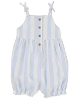 Baby Cabana Striped Cotton Romper