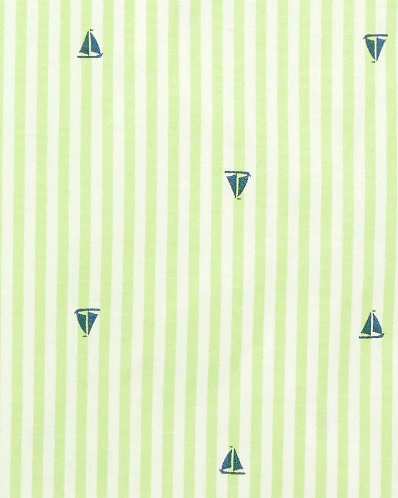 Toddler Sailboat Button-Down Shirt