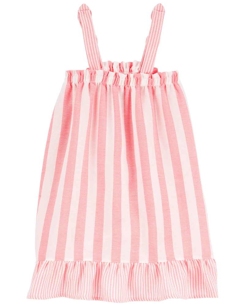 Striped Woven Nightgown