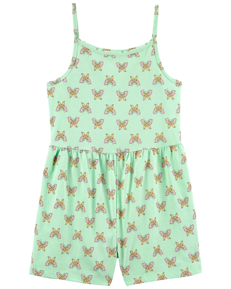 Kid Butterfly Cotton Romper