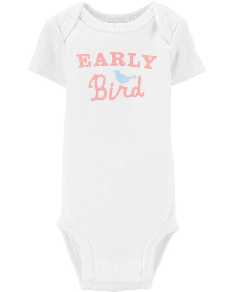 Baby Preemie Early Bird Bodysuit