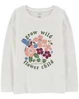 Kid Flower Child Graphic Tee