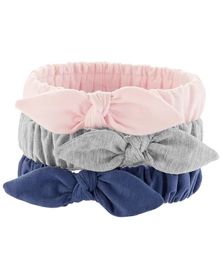 Baby 3-Pack Bow Headwraps