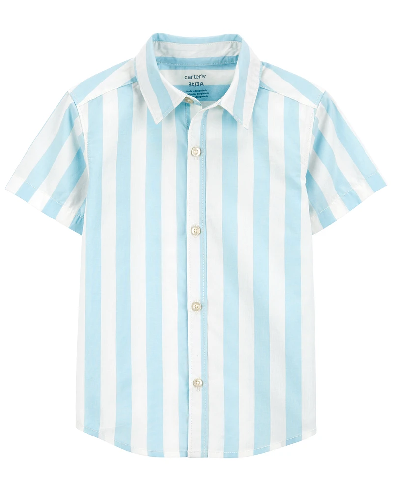 Baby Striped Button-Down Shirt