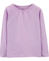 Toddler Purple Cotton Tee