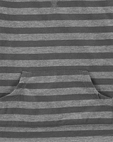 Baby Striped Hooded Bodysuit