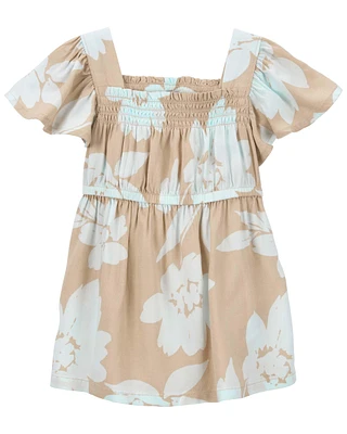 Baby Floral Print LENZING™ ECOVERO™ Dress