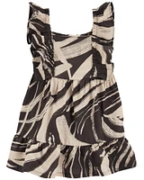 Baby Zebra Print LENZING™ ECOVERO™ Dress